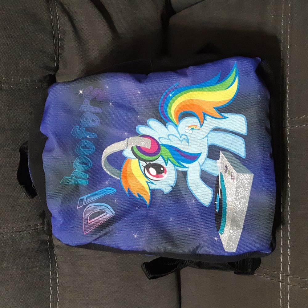 Mlp rainbow dash bookbag
